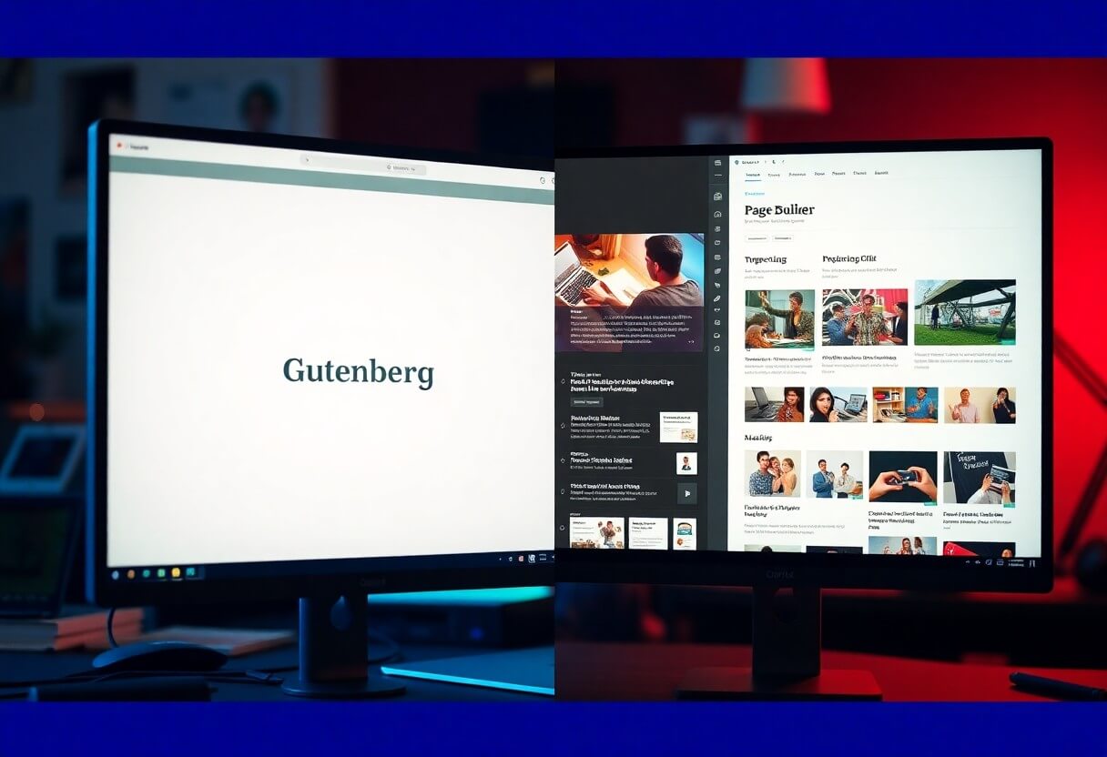 Gutenberg vs. Page Builder pluginek - Melyik a jobb választás 2025-ben?